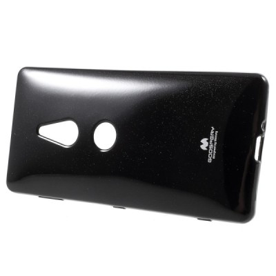 Sony Xperia XZ2 Mercury melns cieta silikona (TPU) apvalks / vacins.lv