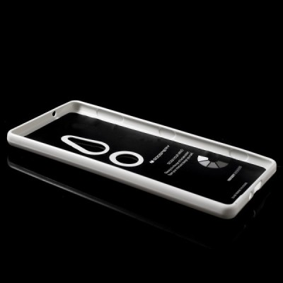 Sony Xperia XZ2 Mercury твердый силиконовый чехол (TPU) - белый | Vacins.lv