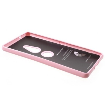 Sony Xperia XZ2 Mercury gaiši rozs cieta silikona (TPU) apvalks / vacins.lv