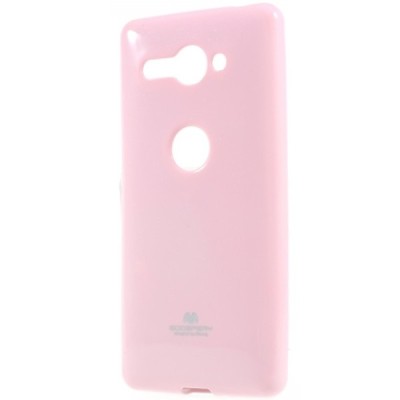 Sony Xperia XZ2 Compact Mercury твердый силиконовый чехол (TPU) - светло-розовый | Vacins.lv