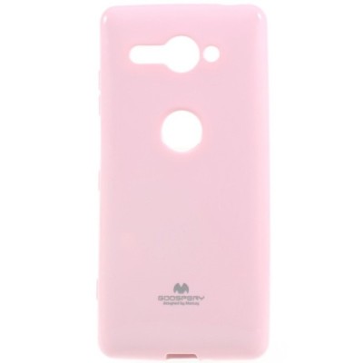 Sony Xperia XZ2 Compact Mercury gaiši rozs cieta silikona (TPU) apvalks / vacins.lv