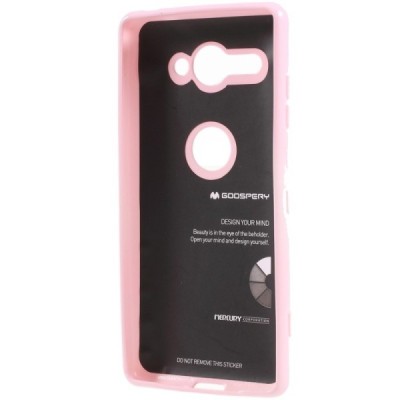 Sony Xperia XZ2 Compact Mercury gaiši rozs cieta silikona (TPU) apvalks / vacins.lv