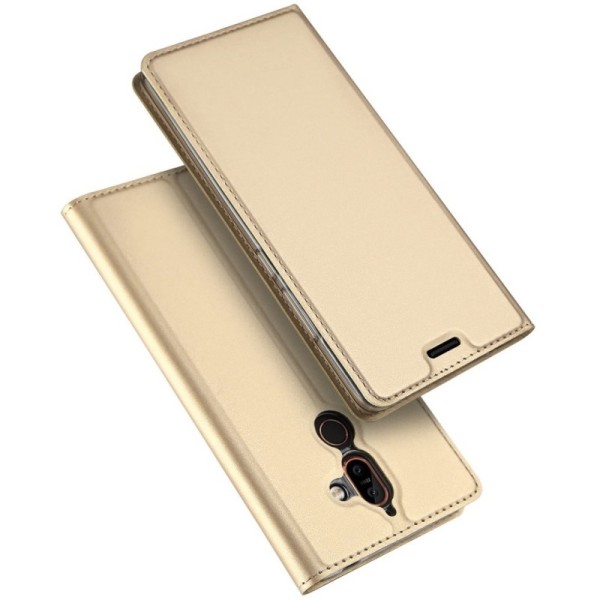 Чехол-книжка „Dux Ducis“ Skin – золотой (Nokia 7 Plus)