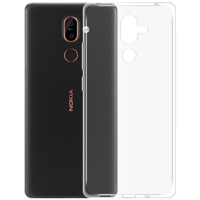 Nokia 7 Plus твердый силиконовый (TPU) чехол прозрачный | Vacins.lv