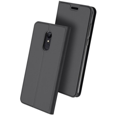 „Dux Ducis“ Skin серии Xiaomi Redmi 5 чёрный кожаный чехол-книжка | Vacins.lv