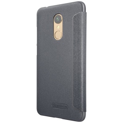 Xiaomi Redmi 5 „Nillkin“ Sparkle atvēramais pelēks maciņš / Vacins.lv