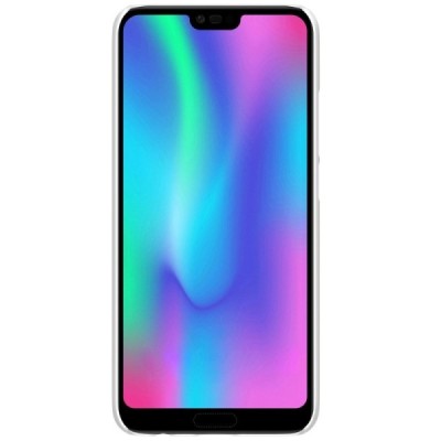 Huawei Honor 10 Nillkin Frosted Shield белый пластиковый чехол + защитная пленка для экрана | Vacins.lv