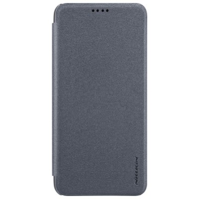 Huawei Honor 10 серый кожаный чехол-книжка Nillkin Sparkle | Vacins.lv