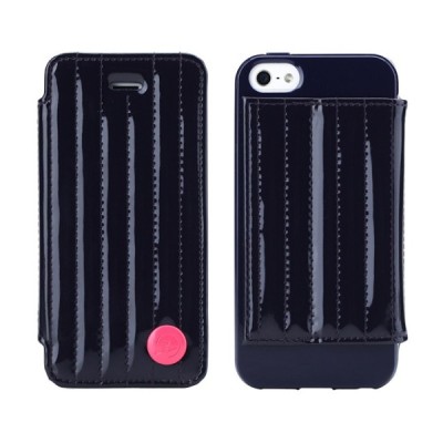 Tumši zils „8thdays“ Jessie's Melody atvērams Apple iPhone 5S futrālis / Vacins.lv