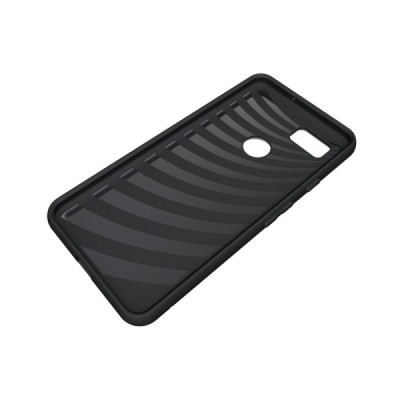 Google Pixel 2 XL усиленный защитный чёрный твердый силиконовый чехол (TPU) | Vacins.lv