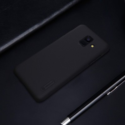 Nillkin Frosted Shield Samsung Galaxy A6 2018 (A600F) черный пластиковый чехол | Vacins.lv