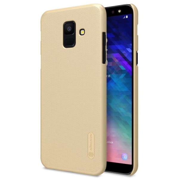 Чехол „Nillkin“ Frosted Shield – золотой (Galaxy A6 2018)