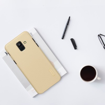 Nillkin Frosted Shield Samsung Galaxy A6 2018 (A600F) золотой пластиковый чехол | Vacins.lv