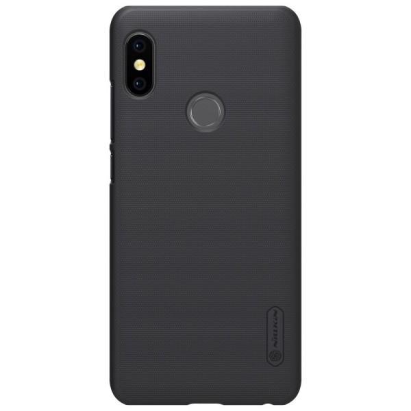 „Nillkin“ Frosted Shield apvalks - melns (Redmi Note 5 2018)
