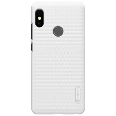 Xiaomi Redmi Note 5 2018 (Redmi Note 5 Pro) Nillkin Frosted Shield белый пластиковый чехол + защитная пленка для экрана | Vacins