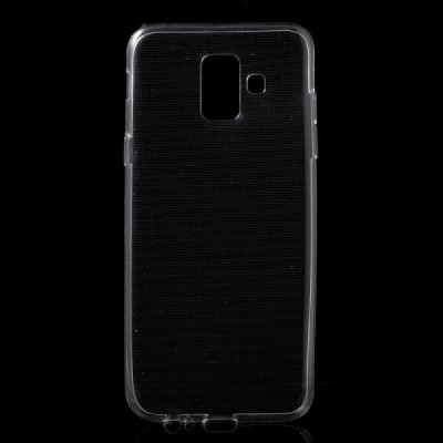 Samsung Galaxy A6 2018 (A600F) самый тонкий в мире чехол из прозрачного твердого силикона TPU | Vacins.lv