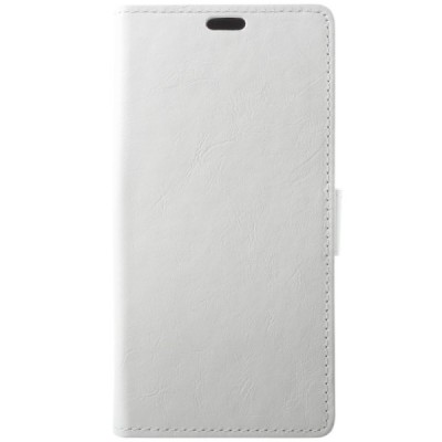 Xiaomi Redmi Note 5 2018 (Redmi Note 5 Pro) открываемый белый кожаный чехол - книжка | Vacins.lv