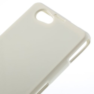 Baltas Sony Xperia Z1 compact TPU dėklas / Priedai.lt