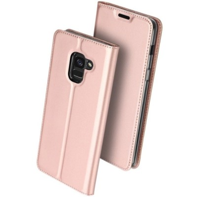 „Dux Ducis“ Skin серии Samsung Galaxy J6 2018 (J600) розовый кожаный чехол-книжка | Vacins.lv