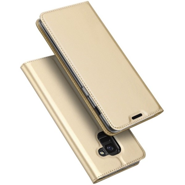 Чехол-книжка „Dux Ducis“ Skin – золотой (Galaxy J6 2018)