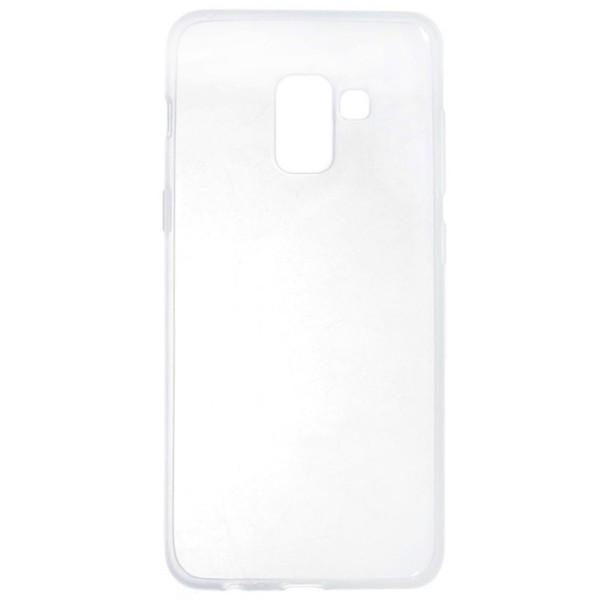 Твердый силиконовый (TPU) чехол – прозрачный (Galaxy A6+ 2018)
