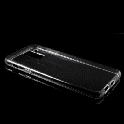 Samsung Galaxy A6+ 2018 (A605F) твердый силиконовый (TPU) чехол прозрачный | Vacins.lv