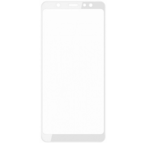 „Mocolo“ Tempered Glass ekrāna aizsargstikls 0.26 mm - balts (Galaxy A6 2018)