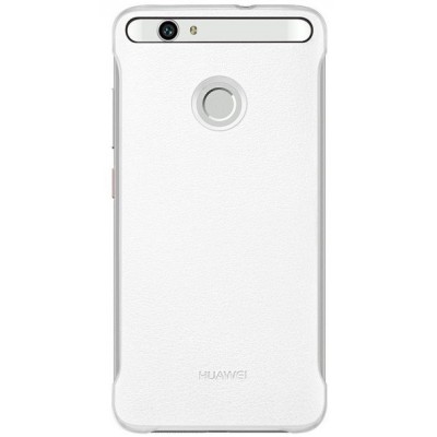 „Huawei“ Leather Case белый кожаный чехол Huawei Nova | Vacins.lv