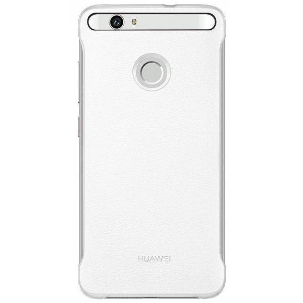 „Huawei“ Leather Case apvalks - balts (Nova)