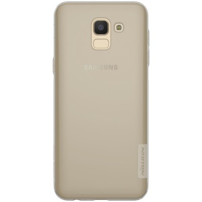 Samsung Galaxy J6 2018 (J600) Nillkin Nature тонкий серый силиконовый чехол (TPU) | Vacins.lv
