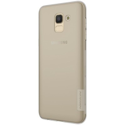 Samsung Galaxy J6 2018 (J600) Nillkin Nature тонкий серый силиконовый чехол (TPU) | Vacins.lv