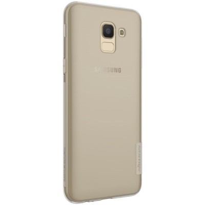 Samsung Galaxy J6 2018 (J600) Nillkin Nature тонкий серый силиконовый чехол (TPU) | Vacins.lv