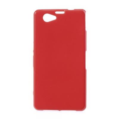 Raudonas Sony Xperia Z1 compact TPU dėklas / Priedai.lt