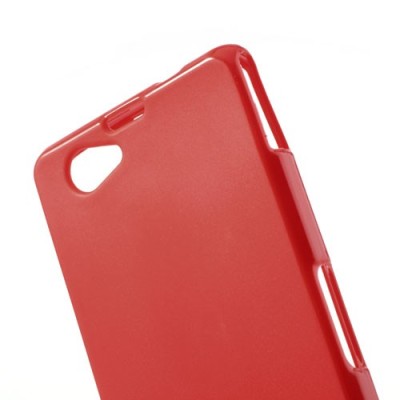 Raudonas Sony Xperia Z1 compact TPU dėklas / Priedai.lt