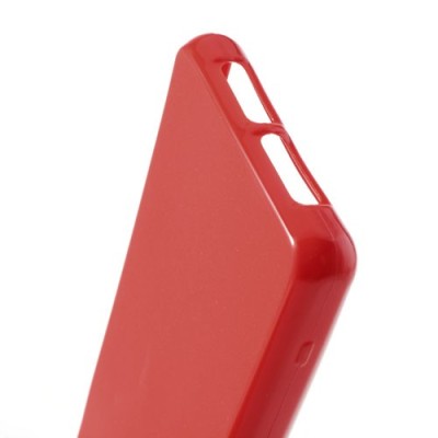 Raudonas Sony Xperia Z1 compact TPU dėklas / Priedai.lt