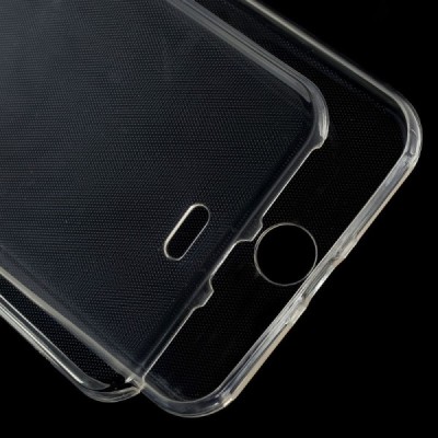 Apple iPhone 7 Plus (iPhone 8 Plus) прозрачный двойной твердый силиконовый чехол из TPU, самый тонкий в мире | Vacins.lv