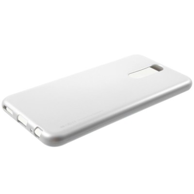 Huawei Mate 10 Lite Mercury твердый силиконовый чехол (TPU) - серебристый | Vacins.lv