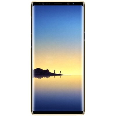 Samsung Galaxy Note 9 (N960F) Nillkin Frosted Shield zelta plastmasas futrālis / Vacins.lv