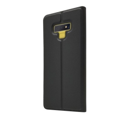 Samsung Galaxy Note 9 (N960F) „Dux Ducis“ Skin sērijas pelēks ādas atvērams maciņš | Vacins.lv