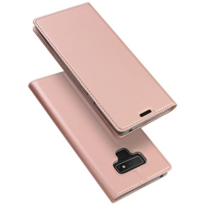 „Dux Ducis“ Skin серии Samsung Galaxy Note 9 (N960F) розовый кожаный чехол-книжка | Vacins.lv