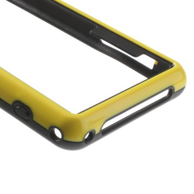 Geltonas Sony Xperia Z1 compact TPU rėmelis / Priedai.lt