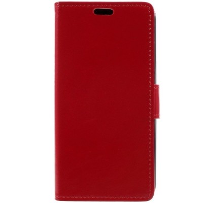 LG K4 2017 (M160) открываемый красный кожаный чехол - книжка | Vacins.lv