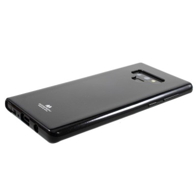 Samsung Galaxy Note 9 (N960F) Mercury melns cieta silikona (TPU) apvalks / vacins.lv
