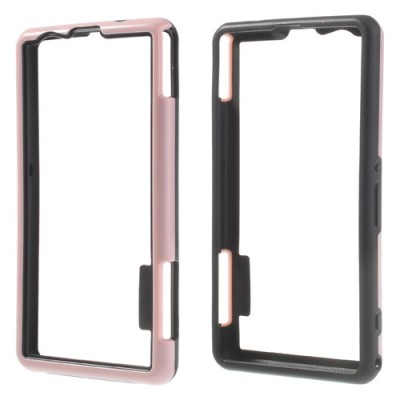Rožinis Sony Xperia Z1 compact TPU rėmelis / Priedai.lt