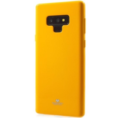 Samsung Galaxy Note 9 (N960F) Mercury твердый силиконовый чехол (TPU) - жёлтый | Vacins.lv