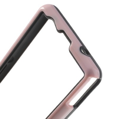 Sony Xperia Z1 compact rozs cieta silikona rāmis (sānu apmale, bamperis) / Vacins.lv