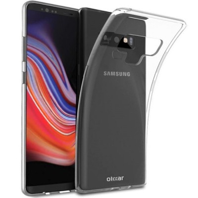 Samsung Galaxy Note 9 (N960F) самый тонкий в мире чехол из прозрачного твердого силикона TPU | Vacins.lv