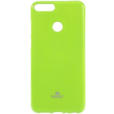 Huawei P smart 2018 (Enjoy 7S) Mercury zaļš cieta silikona (TPU) apvalks / Vacins.lv