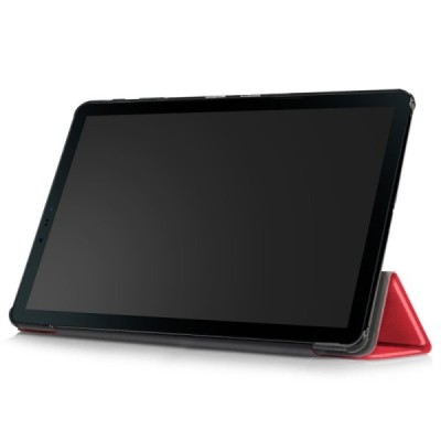 Samsung Galaxy Tab S4 10.5 (T835, T830) atvēramais sarkans maciņš / Vacins.lv