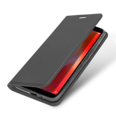 „Dux Ducis“ Skin серии Xiaomi Redmi 6 чёрный кожаный чехол-книжка | Vacins.lv